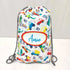 Personalized Car Printed Drawstring Bag for Kids